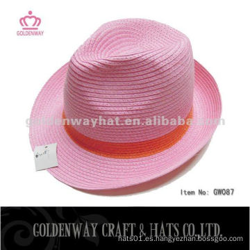 Sombreros rosados ​​de las sombrer